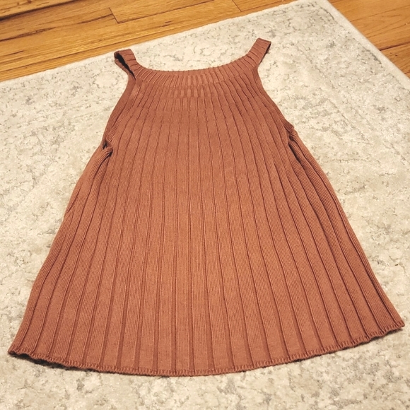 Anthropologie Rue and Willow Ribbed Knit Sweater Tank - Picture 2 of 7